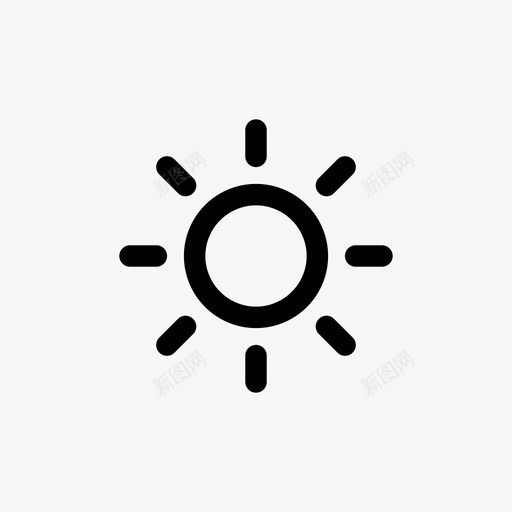 太阳阳光光线图标svg_新图网 https://ixintu.com 东西 光线 太阳 快乐 明亮 海滩 温暖 炎热 白天 阳光
