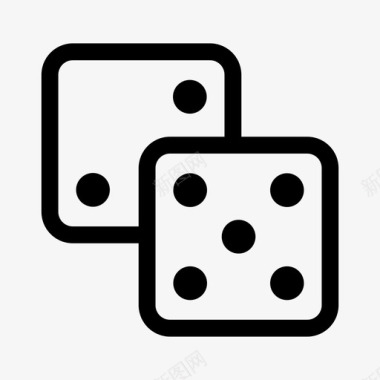 骰子七玩家图标图标