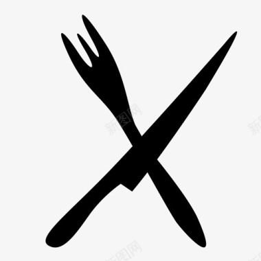 餐厅午餐商标图标图标