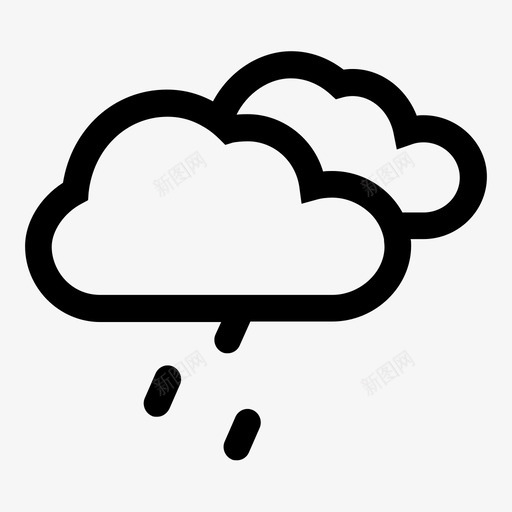 雨酸阴图标svg_新图网 https://ixintu.com 云 天气 天气预报 小雨 干燥 放大 蛋糕 酸 阴 雨 预报