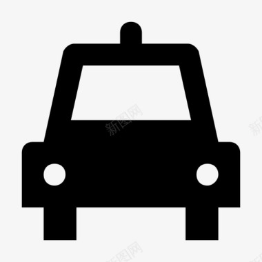 出租车汽车出租车面包车图标图标