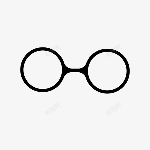 眼镜复古景观图标svg_新图网 https://ixintu.com 双焦眼镜 复古 放大镜 景观 看 眼科学 眼镜 读者
