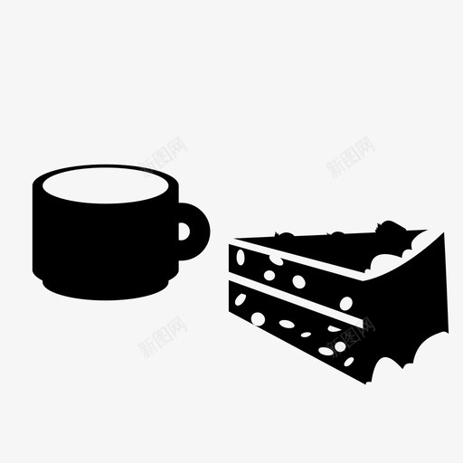 甜点盒子咖啡因图标svg_新图网 https://ixintu.com 咖啡 咖啡因 小熊 甜点 盒子 蛋糕 食物