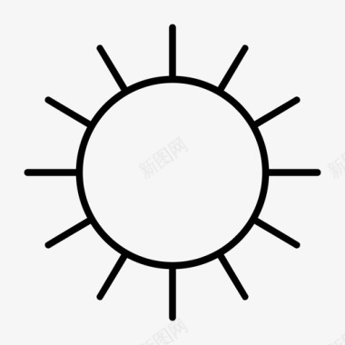 阳光沙滩帽子图标图标
