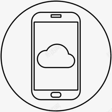 智能手机云手机文件设备备份图标图标