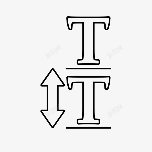 设置行距文字处理文本图标svg_新图网 https://ixintu.com 书写 介于 对齐 文字处理 文本 文本设计 样式 格式 段落 设置 设置行距