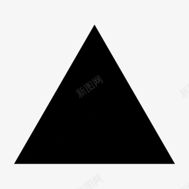 三角形顶点火图标图标