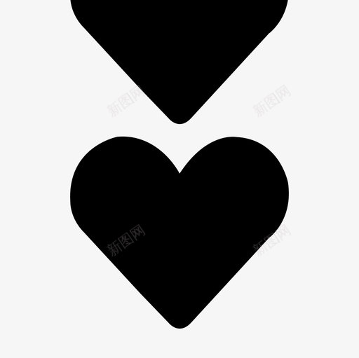两颗心情人节浪漫图标svg_新图网 https://ixintu.com 两颗心 喜欢 心脏评级量表 情人节 最爱 浪漫 爱情 生活仪表 装饰 评级