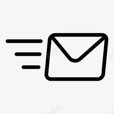 发送邮件传递信封图标图标
