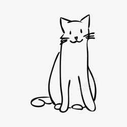 黄金猫卡板猫坐出售宠物图标高清图片