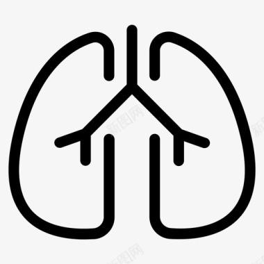 肺小儿肺良肺图标图标