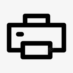 双面对立放置打印机文本编辑器苦难图标高清图片