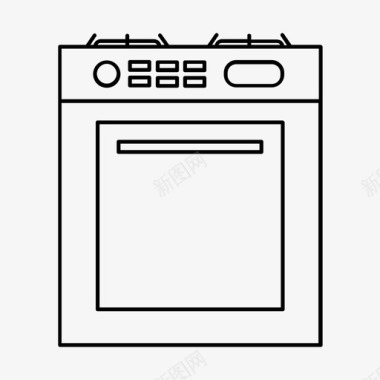采购产品厨房炉灶厨房炉灶电器图标图标