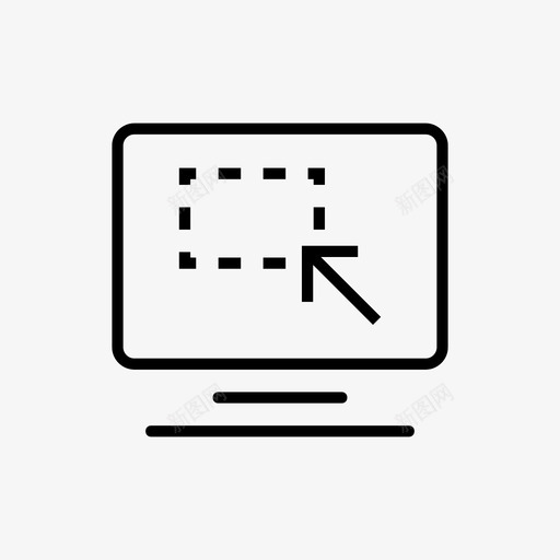 网站建设者框计算机图标svg_新图网 https://ixintu.com diy 屏幕 拖放 指针 框 监视器 网站建设者 网站托管线图标 计算机