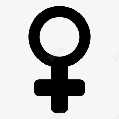 金星符号女人母亲图标图标