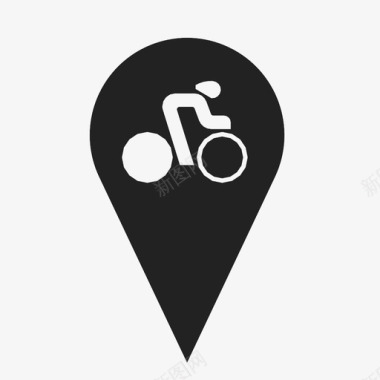 赛道自行车减法运动图标图标