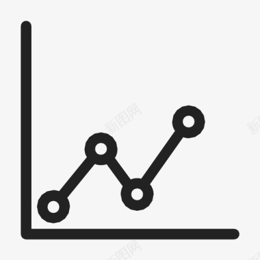 折线图减法统计图标图标