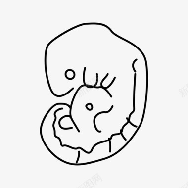 胎儿婴儿儿童图标图标