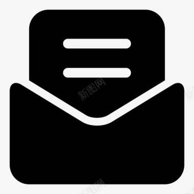 电子邮件加号邮件图标图标