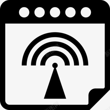 Wifi安装日日历页面界面日历图标图标