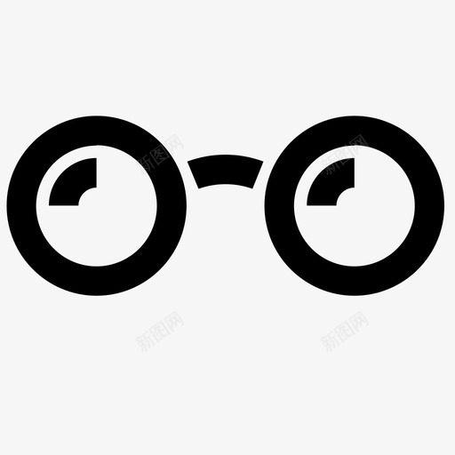 眼镜医生眼睛图标svg_新图网 https://ixintu.com 医生 眼睛 眼镜 线条图标 视觉