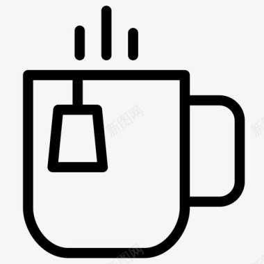 咖啡悸动茶图标图标