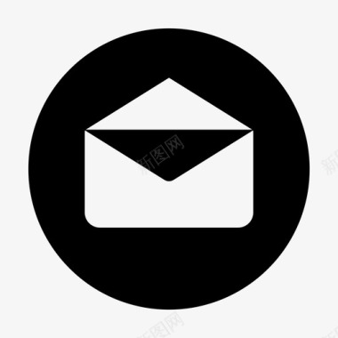 阅读邮件共享打开邮件图标图标