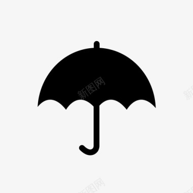 雨伞晴天雨天图标图标