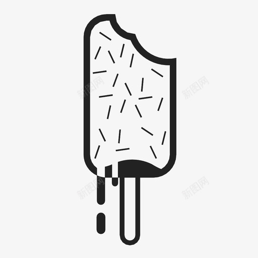 冰激凌美味夏季图标svg_新图网 https://ixintu.com 冰棍 冰激凌 冷冻 夏季 字节 滴水 牛奶 甜点 美味 顶部 食物