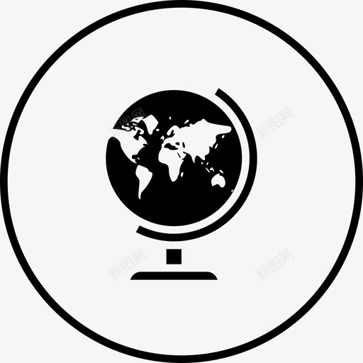 地球仪显示件大头针图标svg_新图网 https://ixintu.com 世界 位置 地图 地球仪 大头针 对象 文章 显示件 材料 标记 酒店和旅游环行实心 项目