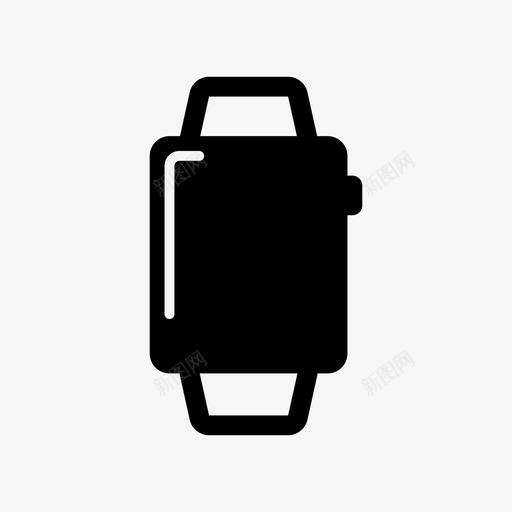 智能手表多愁善感馅饼图标svg_新图网 https://ixintu.com 多愁善感 成型 智能手表 清洁 烘干 苹果 设备 馅饼