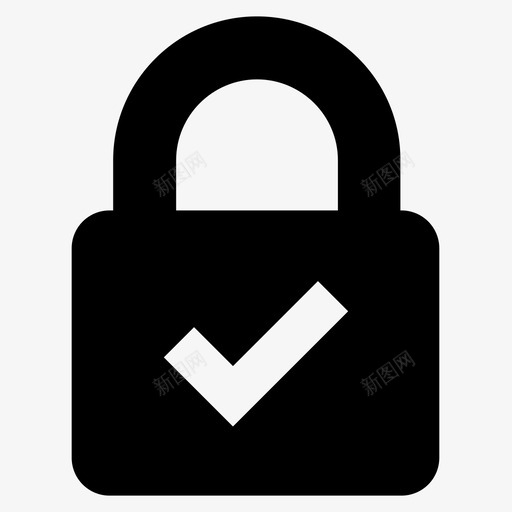 锁定操作命令图标svg_新图网 https://ixintu.com 命令 安全 操作 符号第一卷 通信 锁定