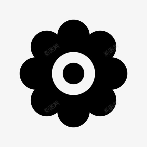 花芳香花瓣图标svg_新图网 https://ixintu.com 图像 水疗花 美容和水疗材料设计图标 自然美 花 花瓣 芳香