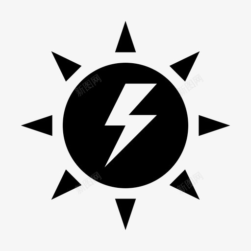太阳能晴天馅饼图标svg_新图网 https://ixintu.com 太阳能 时尚 晴天 美味 自然和生态材料设计图标 蛋糕 补充 馅饼