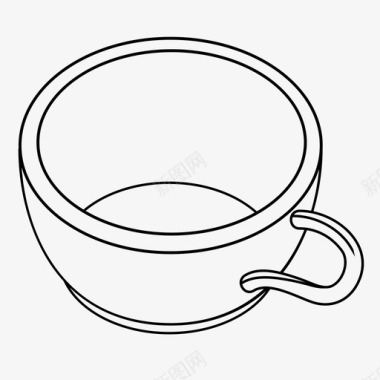 茶杯展示品材料图标图标