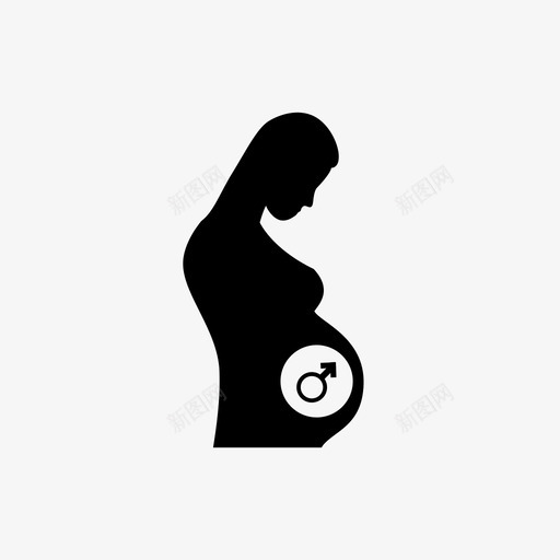 男孩怀孕怀孕不图标svg_新图网 https://ixintu.com 不 出售 大胆 婴儿 怀孕 持有 母亲身份 男孩怀孕 黄金