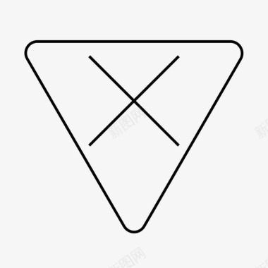 xx和十字图标图标
