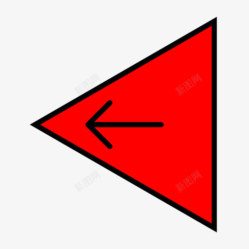 左箭头旗帜方向退格图标svg_新图网 https://ixintu.com 上一个 反转 导航 左箭头 旗帜方向 箭头左方向上一个 西 退格 风向