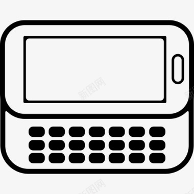 带灵活键盘的电话工具和用具电话机图标图标