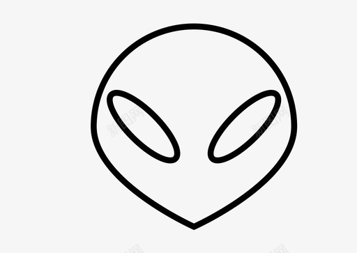 外星人b电影飞碟图标图标