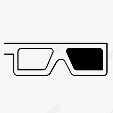 3d眼镜oculos无线图标图标