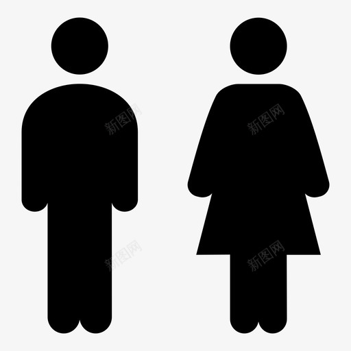 卫生间厕所女厕所图标svg_新图网 https://ixintu.com 医疗保健2 卫生间 厕所 女厕所 小便器 洗手间 身体清洁