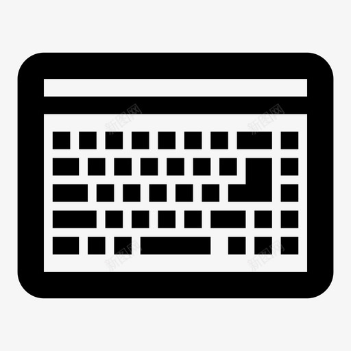 键盘系统空格键图标svg_新图网 https://ixintu.com numpad qwerty 外设 无线键盘 有用图标电脑硬件 电脑键盘 硬件 空格键 系统 键盘