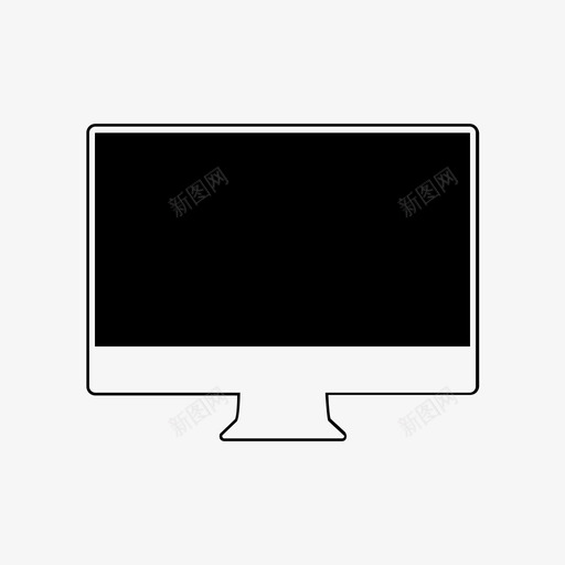 imac屏幕桌面显示器图标svg_新图网 https://ixintu.com imac 屏幕桌面显示器