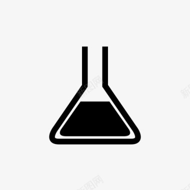 烧瓶实验室信息图标图标