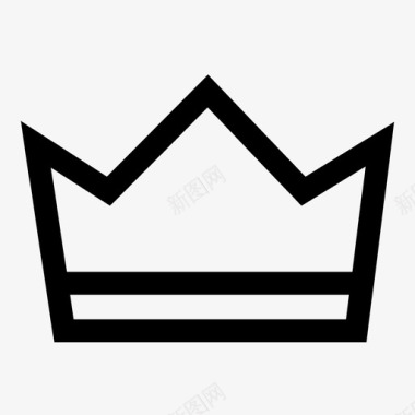 皇冠皇室皇后图标图标