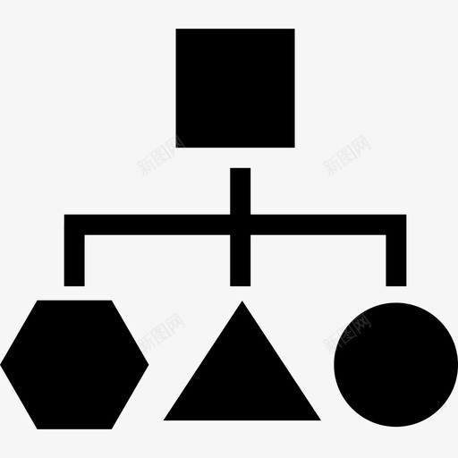 几何形状界面分块方案图标svg_新图网 https://ixintu.com 几何形状 分块方案 界面