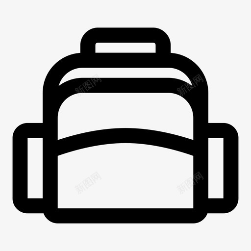背包学生学校图标svg_新图网 https://ixintu.com 删除 包 学校 学生 指示 旅行包 标记 添加 粗体 背包 转发