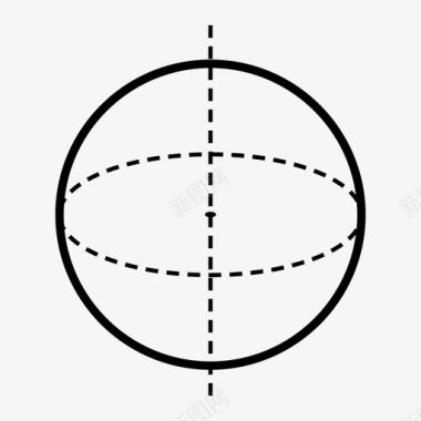 球体3d实体图标图标