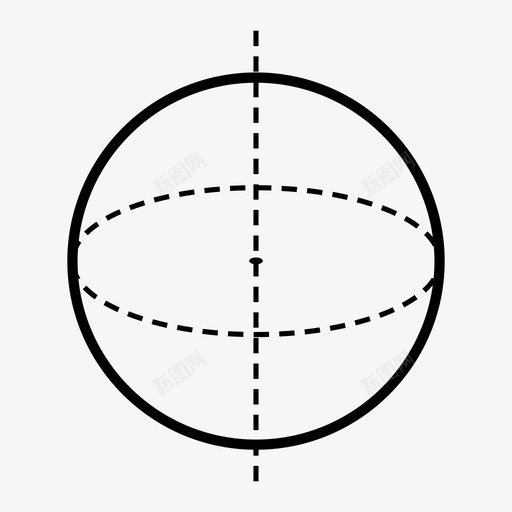 球体3d实体图标svg_新图网 https://ixintu.com 3d 图纸 实体 形状 技术图纸 球体 行星
